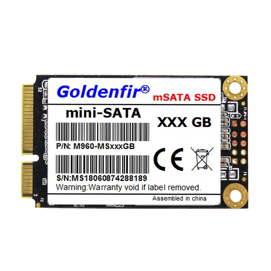 Goldenfir mSATA SSD SATA3 60GB 128 gb kapacitou 256 GB HD SSD ssd Disk oem