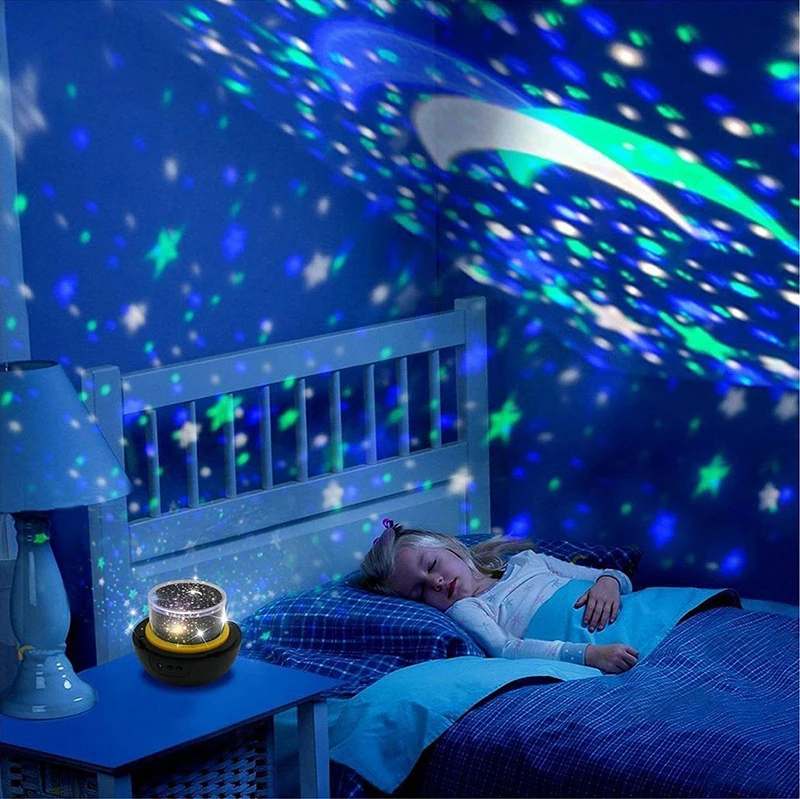 Halolo Novinka Svetelný Hračky Romantický Hviezdne Nebo LED Nočné Svetlo Projektora USB Nočné Svetlo Tvorivé Narodeniny Hračky Pre Deti,