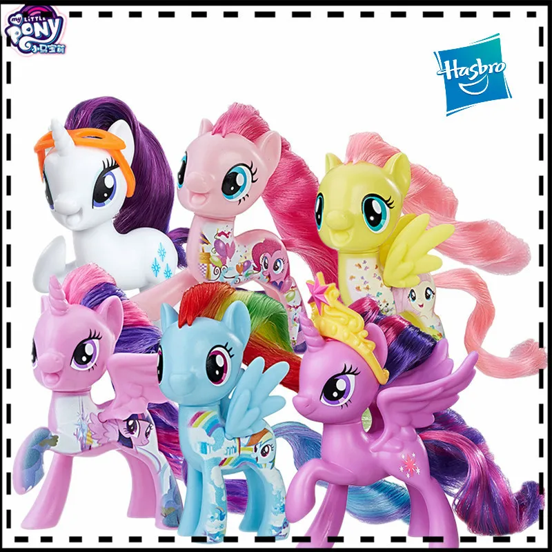 Hasbro Môj Malý Pony Anime Obrázok Dievča Basic Edition Little Pony Série B8924 Darčeky pre Dievčatá, Hračky pre Deti Darček k Narodeninám