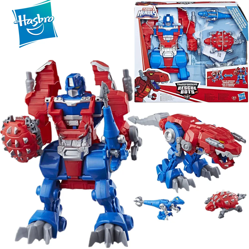 Hasbro Transformátory Záchranárske Roboty Rytier Optimus Prime Autobot Deformácie Toy Model Darček E0158