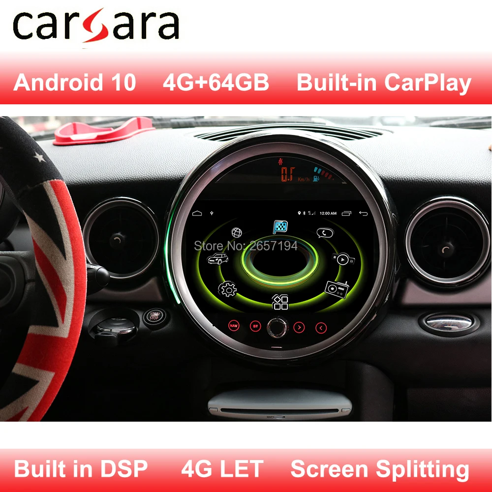 Headunit Android Displej pre Mini R54 55 R56 R57 R58 označenie špecifického rizika r59 R60 Smart Kokpitu Dotykový Displej Android 10 Bulit v CarPlay podpora 4G