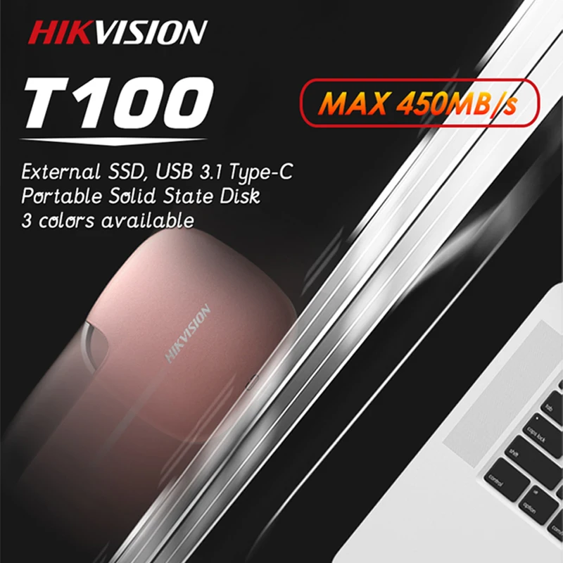 Hikvision T100 Externý Pevný Disk pre Prenosné dokonca vzal 120 gb SSD 240GB 480GB 960GB USB 3.1 Typu C, Externé Pevné Disky Pre Notebook