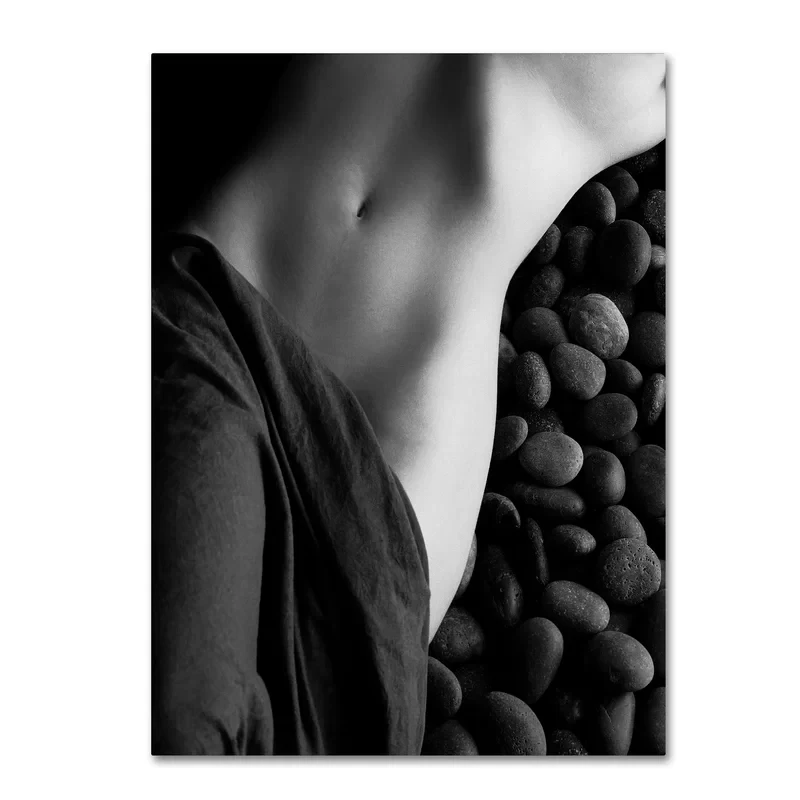 Home Decor Hd Lady Vytlačí Plagát Čierne Šaty, Sexy Nahé Obrázky Nástenné Kresby Modulárny Plátno, Maľovanie Na Obývacia Izba Č Rámovanie
