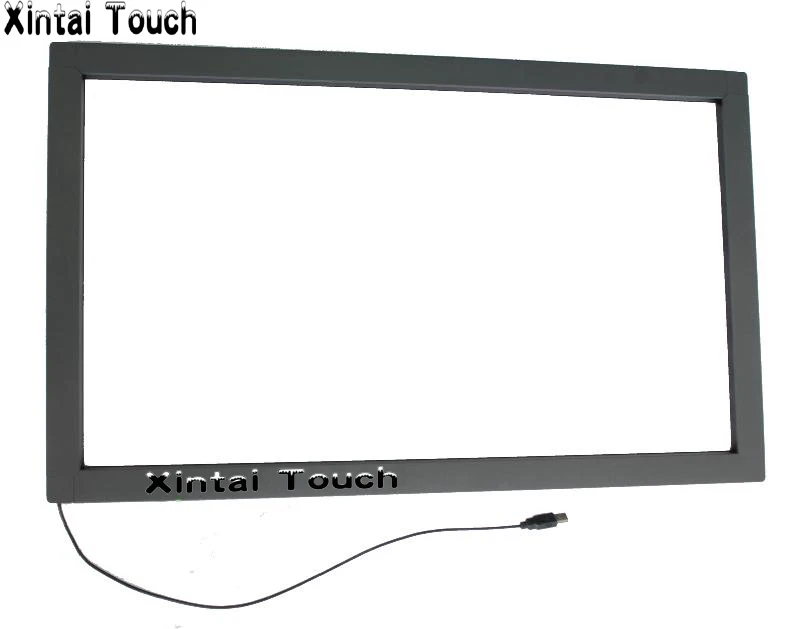 HORÚCE! 32 palcový 10 bodov Infračervené Multi Touch Screen Overlay Panel LCD& Monitor, USB, napájanie, Hliníkový Rám