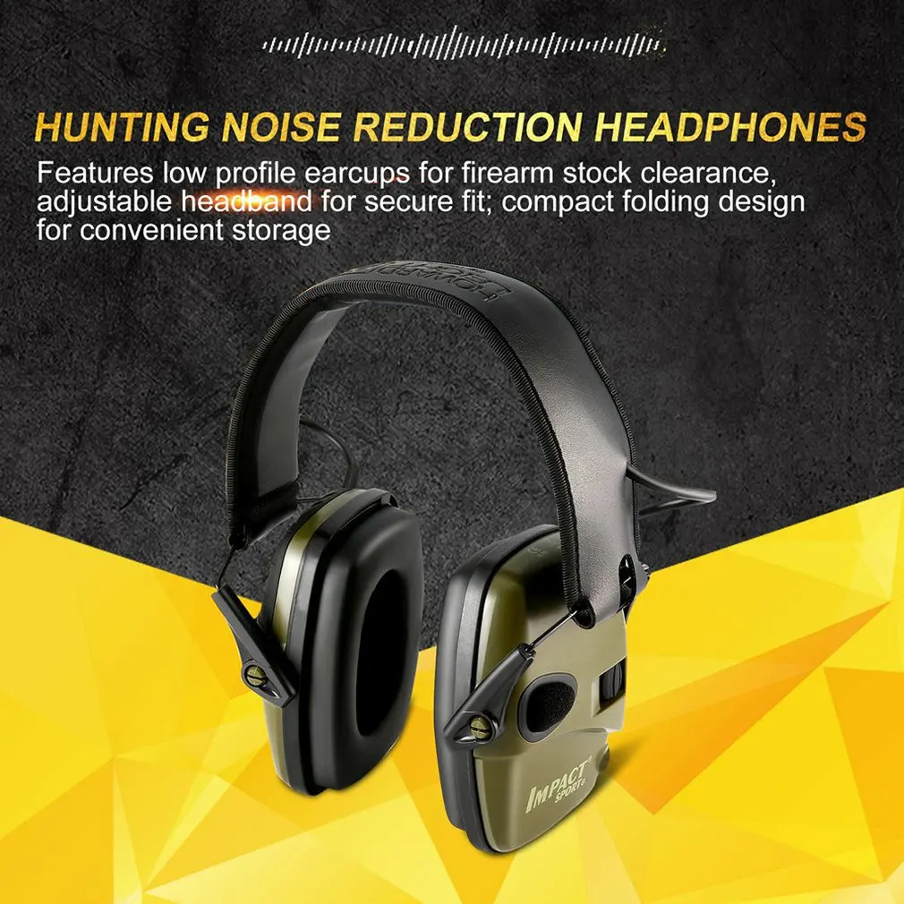 HORÚCE Taktické Elektronické Streľba Earmuff Outdoorové Športy Anti-noise Headset Vplyv ozvučovacích Sluchu, Ochranné Slúchadlá
