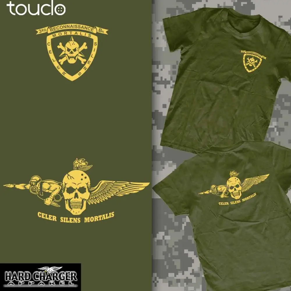Hot predaj Marine Corps 3. Recon BN Tábor Schwab Okinawa Recon Jack USMC NOVÉ T-shirt