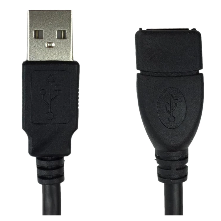 HOT-USB Predlžovací Kábel, 2.0 Muža na Ženy, Dlhý Kábel pre Počítač, 5 meter Čierna
