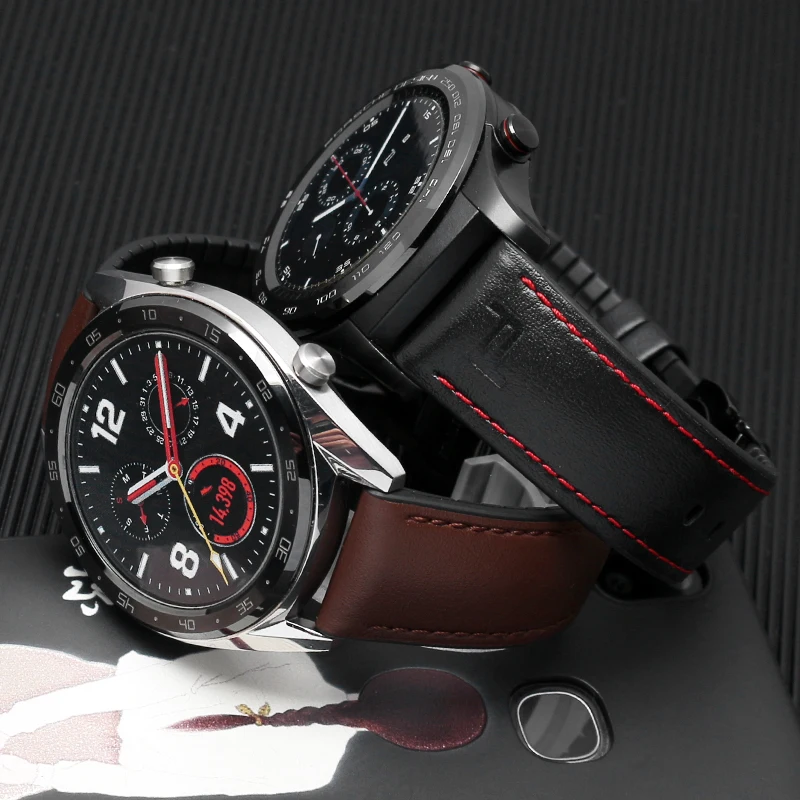 HUAWEI Sledovať 2PRO/GT watchband 22 mm pravá koža starp pre Huawei Honor Magic/Sen Ticwatch pro hodinky, náramok