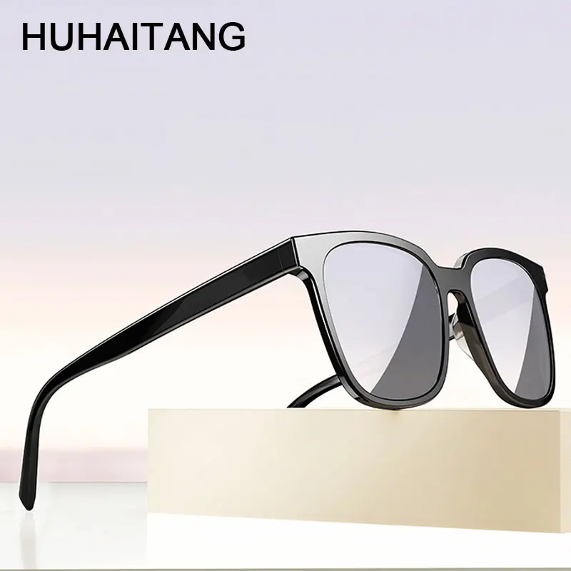 HUHAITANG Luxusné Značky Polarizované Ženy slnečné Okuliare Mužov Dizajnér Námestie Nadmerné Slnečné Okuliare Dámske Kvalitné Vonkajšie Slnečné okuliare