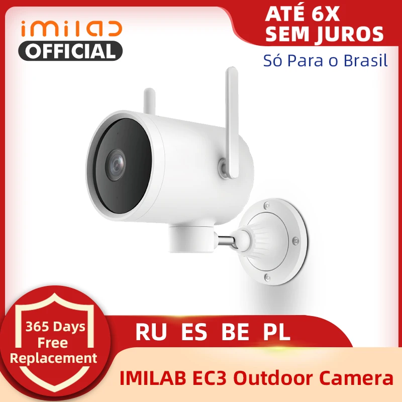 IMILAB EC3 Vonkajšie Kamery Ip Mi Domov 2K HD Vedi CCTV Kamera, Wi-Fi Smart AI 025 Globálna Verzia Nočné Videnie Home Security Kamera