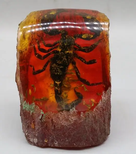 Imitácia Žltý včelí vosk scorpion vzor remesiel socha