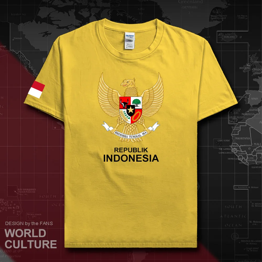 Indonézia Indonézsky t shirt muž dresy 2018 národ tím bavlna t-shirts stretnutie fanúšikov streetwear fitness bežné tees IDN nové 20