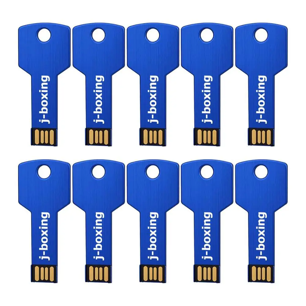 J-box 10PCS/VEĽA USB Flash Kľúč Tvar Palec Pero Jednotky Memory Stick kl ' úč pre Počítač Macbook 1G 2G 4G 8G 16 G 32 G Modrá