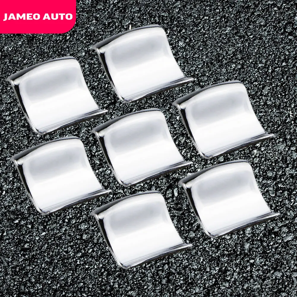 Jameo Auto ABS Chrome Windows Zdvihákov Tlačidlo Výbava Nálepky na Nissan X-trail Qashqai Teana Sylphy Tidda Marca Slnečný Poznámka Altima
