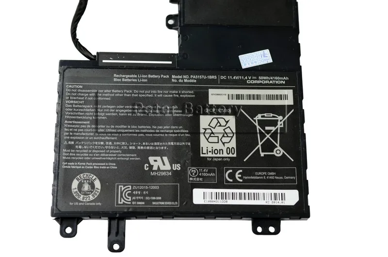 JIGU 11.4 V 50WH Pôvodný Nový Notebook Batérie Pre Toshiba Satellite E45T E55T-A5320 U490 PA5157U-1BRS PA5157U