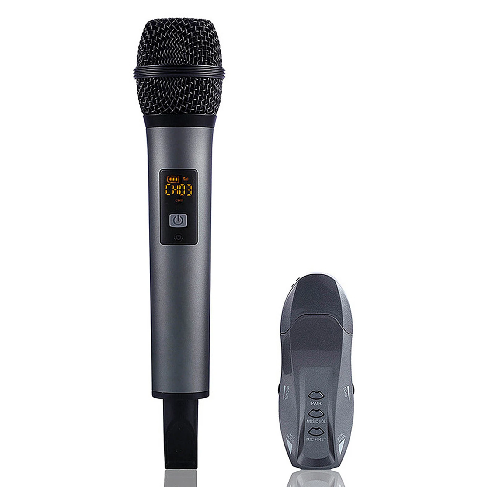 K18V Profesionálne Prenosné USB Bezdrôtová Karaoke Mikrofón Reproduktor Domov KTV pre Prehrávanie Hudby a Spevu, Reproduktor