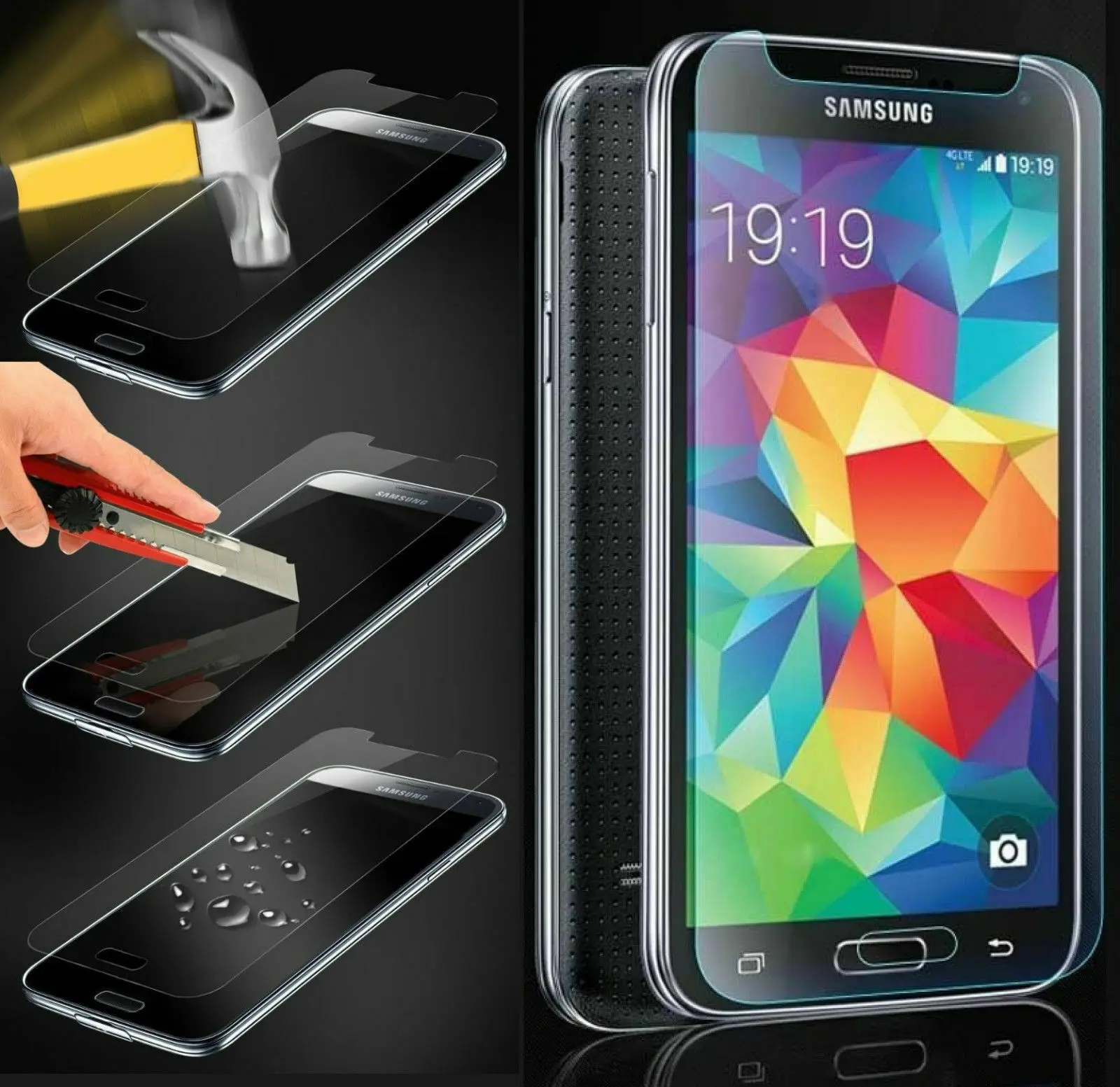 Kožené puzdro Flip Podporu pre Samsung Galaxy A50 (4G) 6.4 