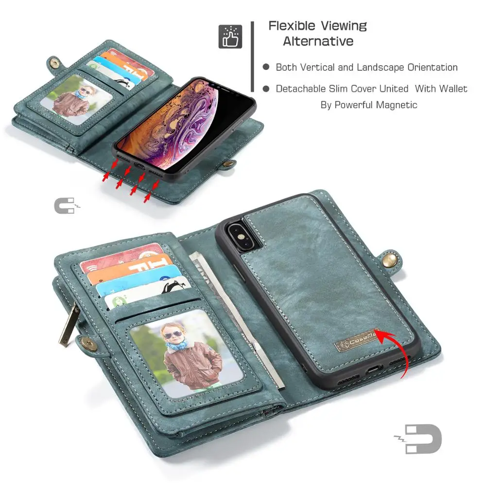 Kožené puzdro pre iphone XS max S multi-function peňaženky karty balík Anti-jeseň anti-scratch ťažké ochrany prípade iphone7