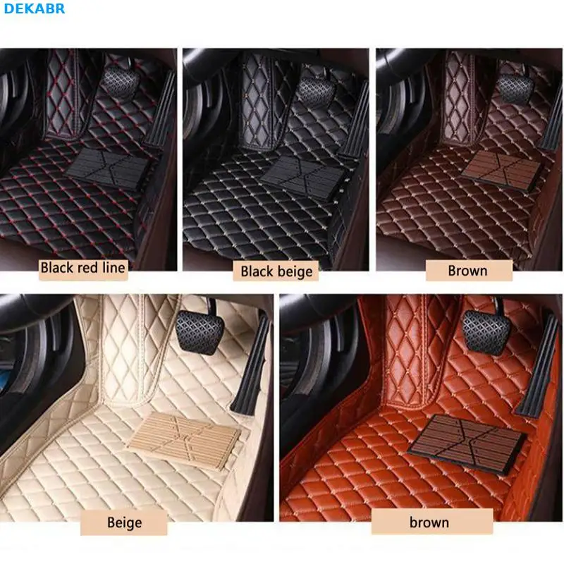 Kožené Vlastné auto podlahové rohože pre Infiniti Všetky Modely EX25 FX35 M25 M35 M37 M56 QX50 QX60 QX70 G25 JX35 auto accessorie styling