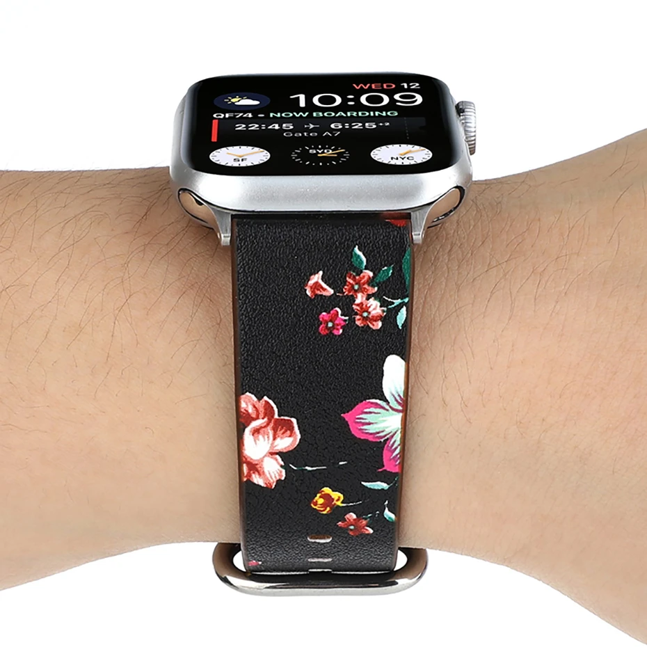Kožený remienok watchband pre apple hodinky 5 kapela 44 mm 40 mm 42mm iwatch Series 5 4 3 2 1 Príslušenstvo slučky náramok Nahradenie 38mm