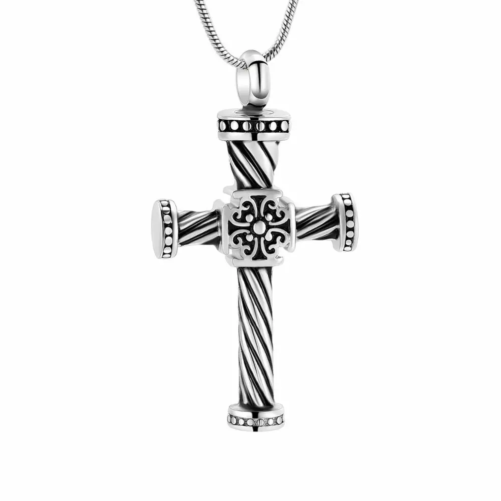 Kríž Urč Náhrdelník pre Popol Kremácie Šperky z Nerezovej Ocele Popol drahocenná pamiatka Pamätník Šperky Urč Šperky pre milenec