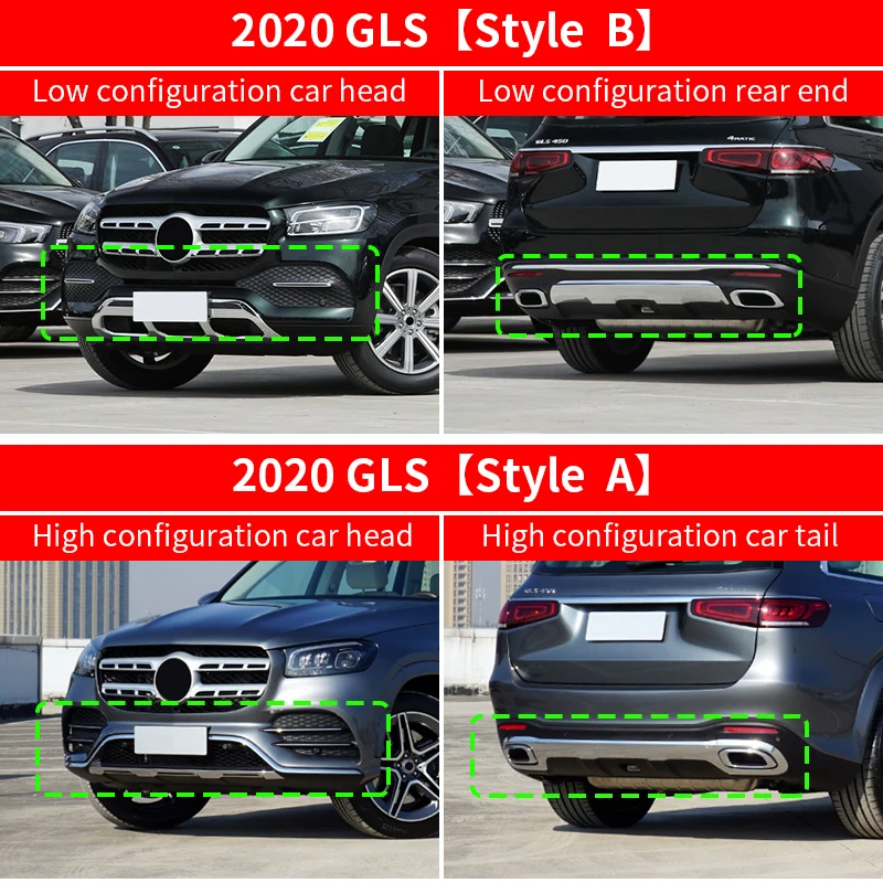 Kufor čalúnenie pás Na Mercedes gls X167 gls uhlíka w166 gls 2020 gls 350/amg 300 450 500e vonkajšie dekorácie, doplnky