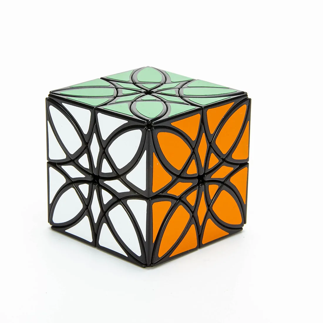 LanLan Butterflower Magic Cube Podivný Tvar Magico Kocka Vzdelávacie Hračky Puzzle Hra Kocky Pre Deti, Dospelých, Malé Darčeky - Black