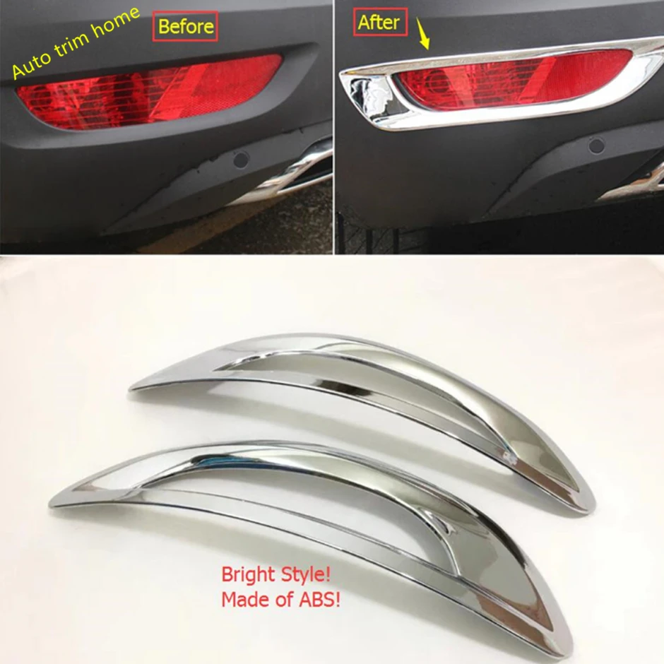 Lapetus ABS Príslušenstvo Kit vhodný Pre Peugeot 5008 / GT 2017 - 2020 Bočné Zadné Ostrohové Hmlové Svetlá Žiarovky Rám, Kryt Trim 2 Ks / Sada