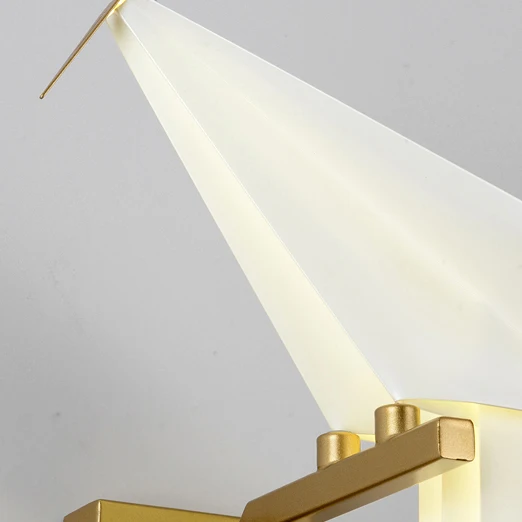 LED Postmoderných Láska Vták, Žehlička Acryl Čierne Zlato LED Lampa LED Svetlo Nástenné svietidlo Nástenné svietidlo Nástenné Sconce Pre Spálne, Chodby,