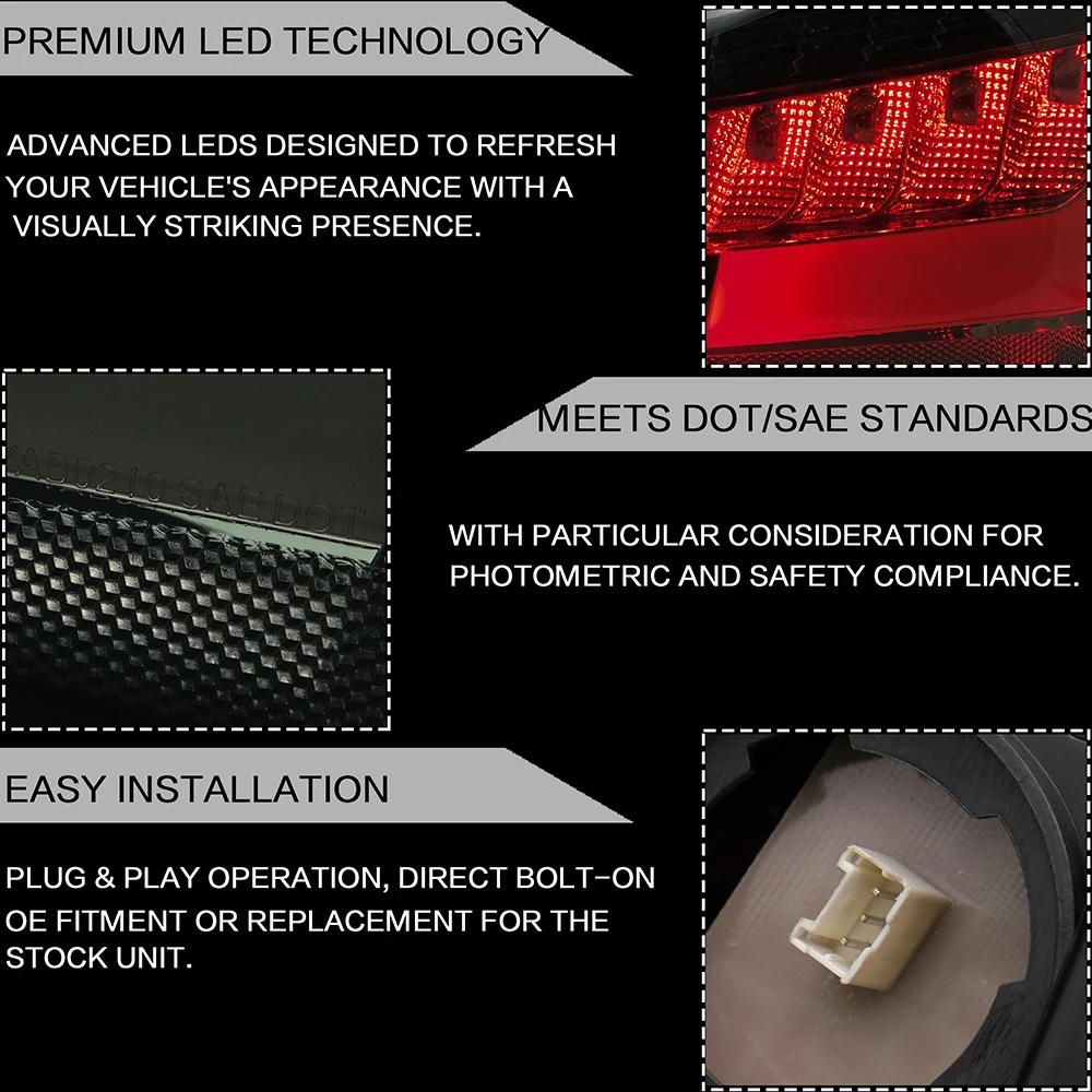 LED zadné svetlá, Montáž na Mitsubishi ASX/Outlander Športové 2012-UP s Zase Signál Zadnej strane 2Colors Červená/Údené Auto Príslušenstvo