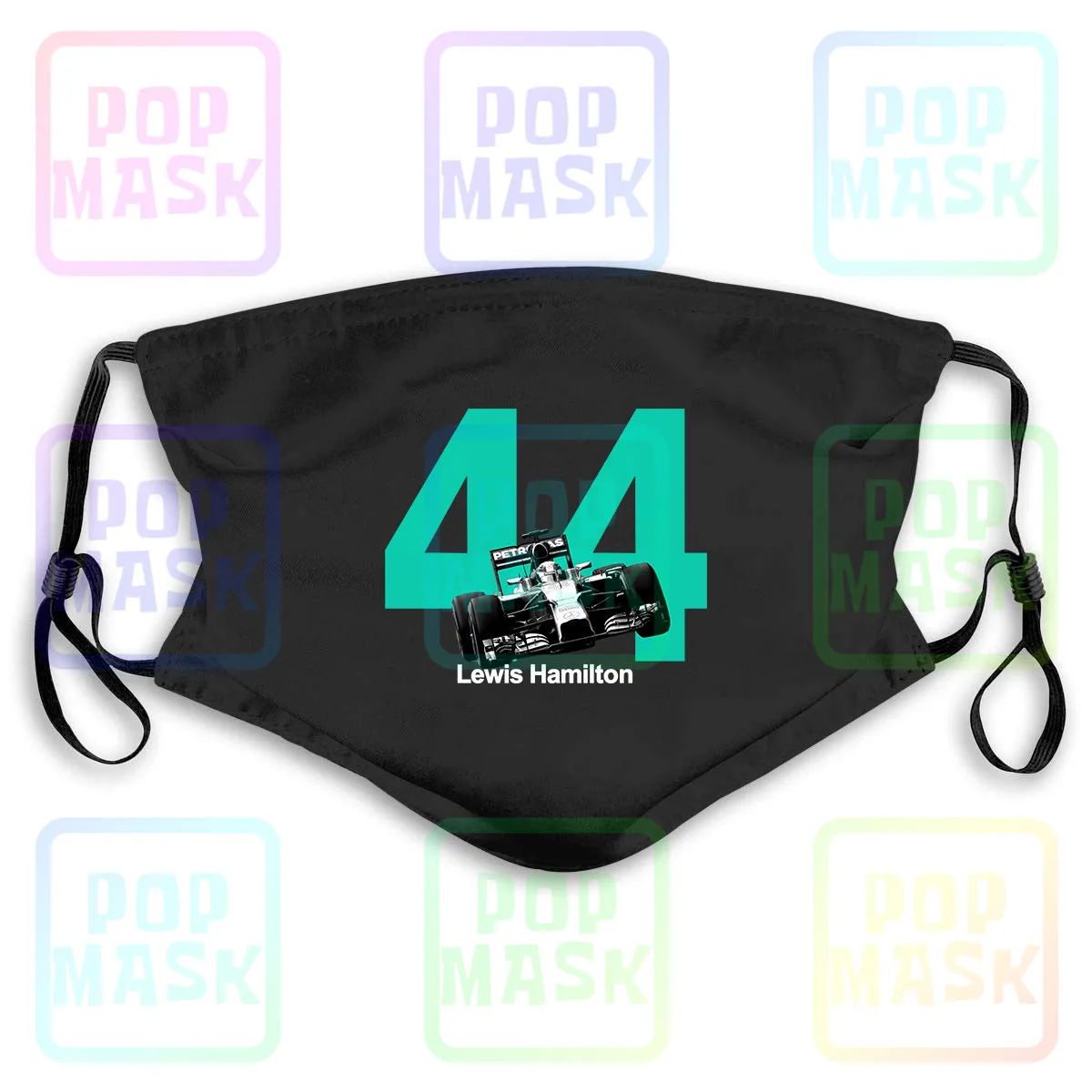 Lewis Hamilton 44 F1, Pretekárske Auto Majster Sveta Formuly 1Silverstone Racing Umývateľný Opakovane Masku S Filtrom Pre Dospelých, Deti