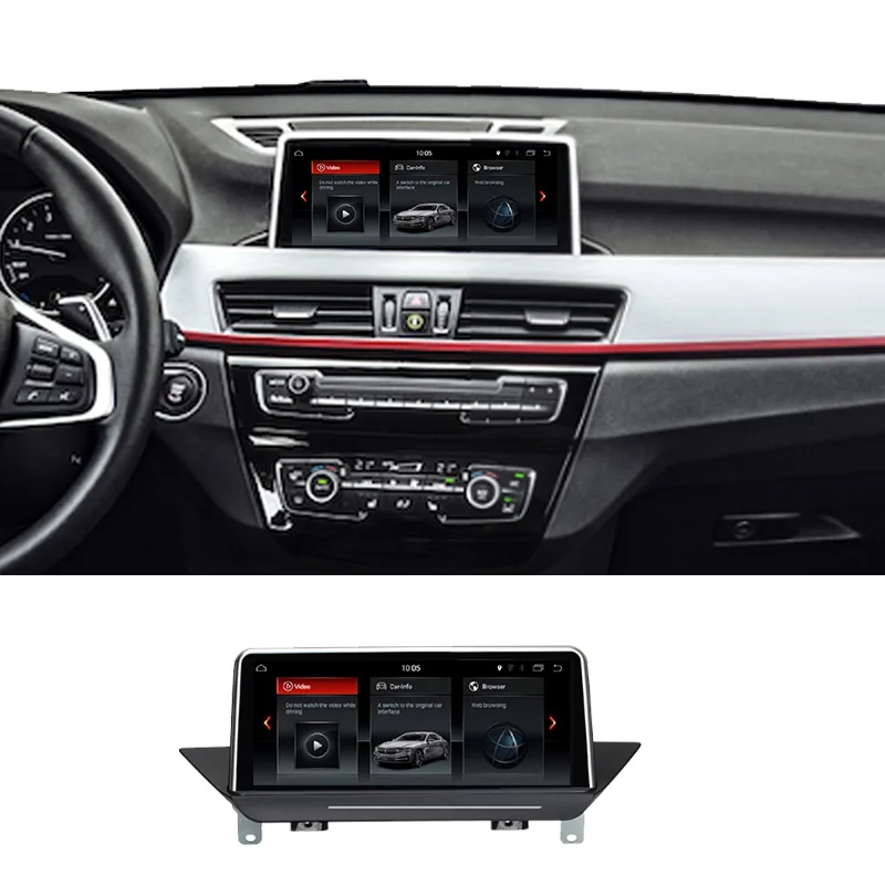Liandlee Auto Multimédiá GPS Audio Rádio Stereo Pre BMW X1 E84 2009~Bez Monitora CarPlay TPMS Navigačné tlačidlo NAVI