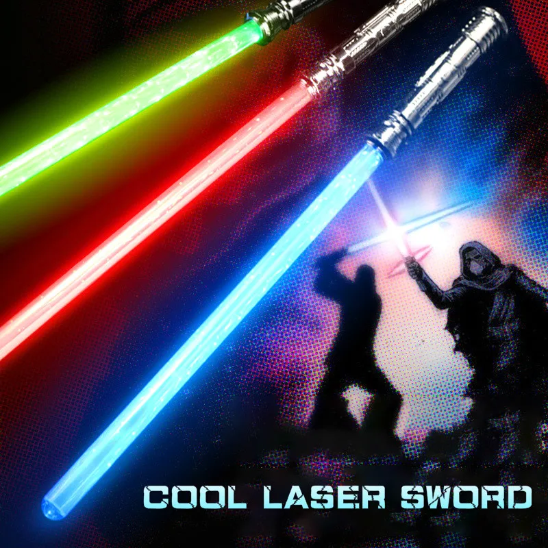 Light Saber Meč Hračky Pre Deti Laser Lightsaber Jedi Sith Lk Light Saber Sily Svetla Led Blikajúce Lightstick Deti Hračky