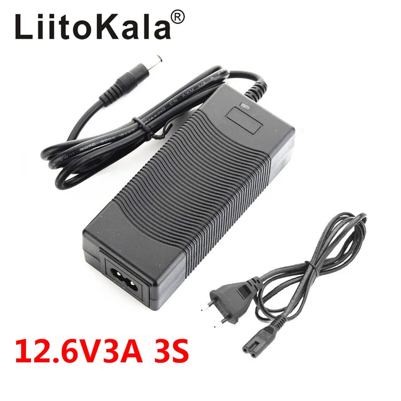 LiitoKala 12,6 V 1A 3A 5A polymer lithium batéria 18650 nabíjačky, 12.6 V Napájací Adaptér Nabíjačka 12.6V1A, plný svetla zmeniť