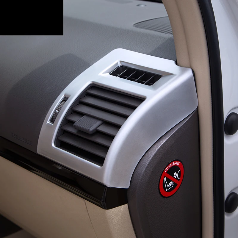 Lsrtw2017 auto tabuli klimatizácia ventilačné trim pre toyota pôdy cruiser prado 2010 2012 2013 2018 2020 150 príslušenstvo