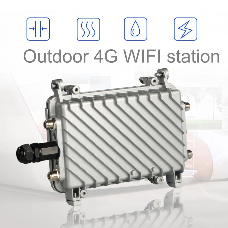 LTE Bezdrôtový AP Wifi Router 4G CPE Lte Bezdrôtové priemyselné vonkajšie 4g router 4G SIM Karty WiFi Router IP66 Nepremokavé 2.4 G