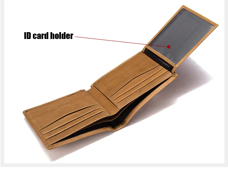 Luufan RFID Peňaženky Originálne Kožené Kabelky Ženy Muži Karty Vrecku Trifold Peňaženky Cowskin jednoduchý Muž Peňaženka s Multi Držiteľov Karty