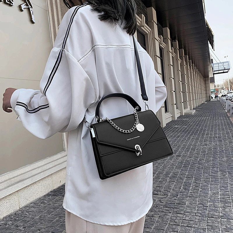 Luxusné Čierne Kabelky Pre Ženy Messenger Taška 2020 Nové Reťaze Lady Taška Cez Rameno Dizajnér Značky Žena Crossbody Kapsičky, Tašky
