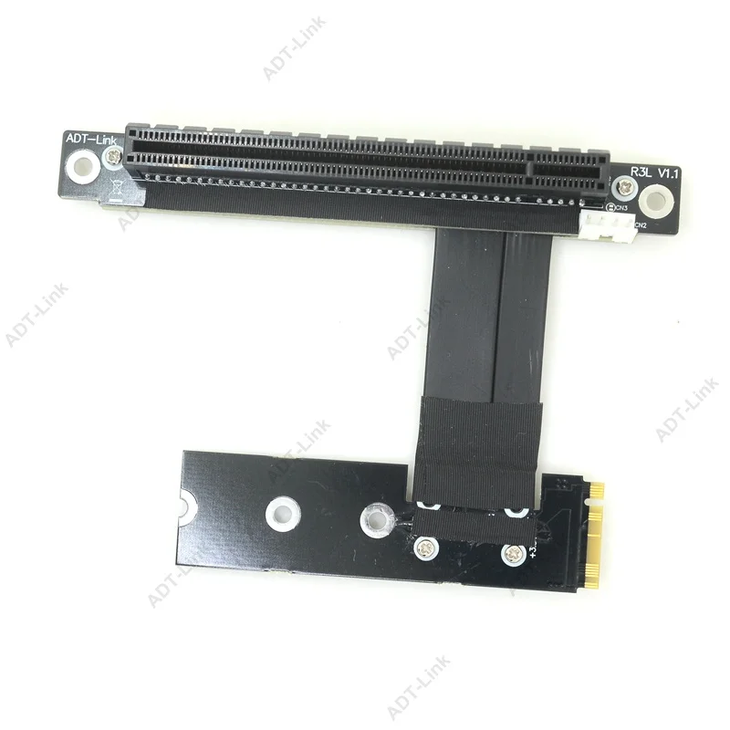 M. 2 NVMe M Kľúčom k PCIe x4 x16 Extender Adaptér 90 ° Uhle Pre STX základnej Dosky, Grafickej Karty Rozšírenie pdo-link