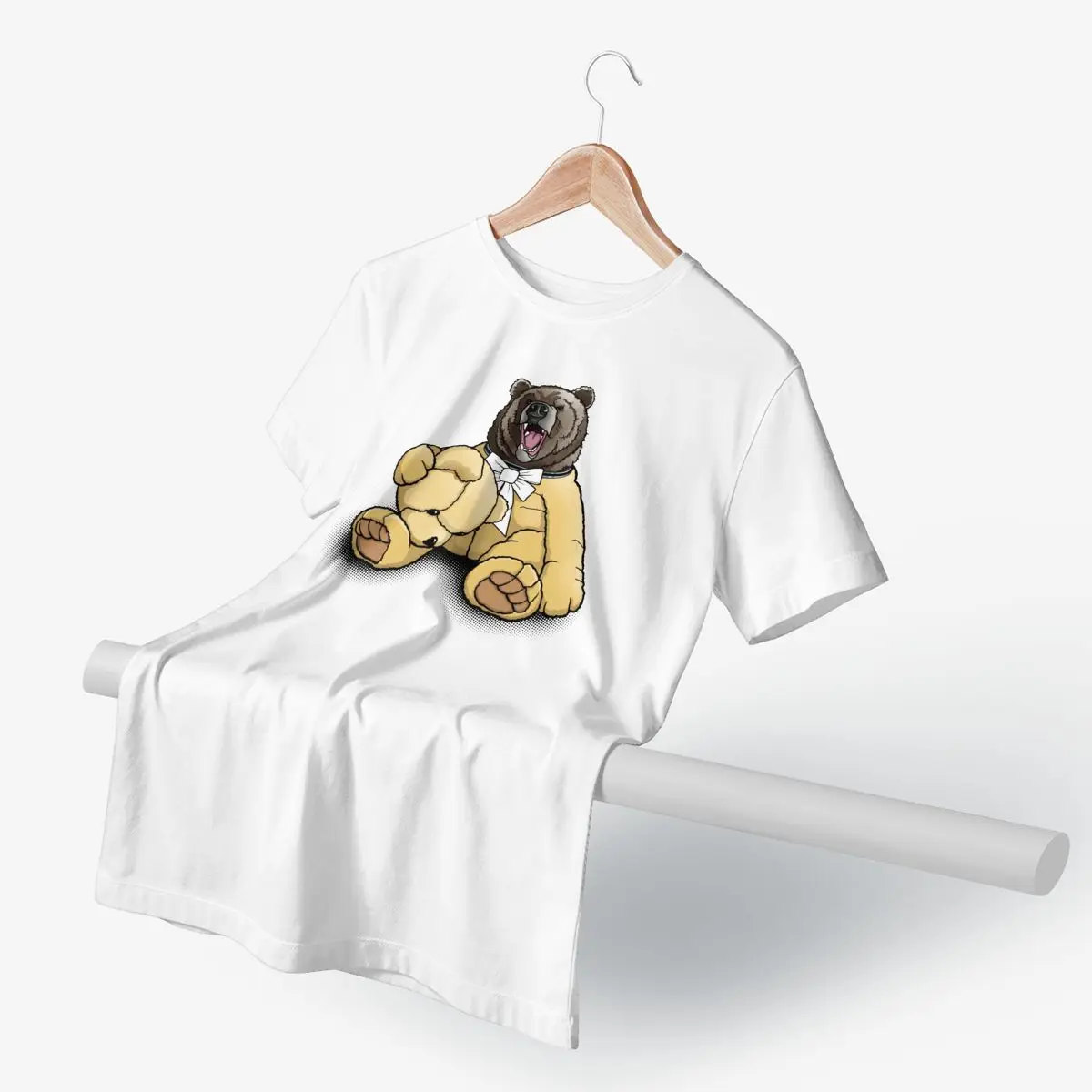 Macko T Shirt Mäkká Vo Vnútri T-Shirt Nadrozmerná Úžasné Tee Tričko Potlačené Bavlnené Pánske Ležérne Tričko