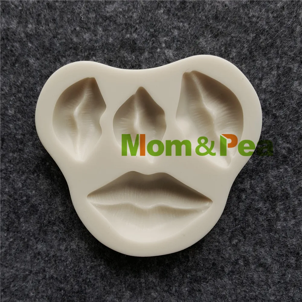 Mama&Pea MPB0043 Pery Tvarované Silikónové Formy Cake Decoration Fondant Tortu 3D Formy potravinársky
