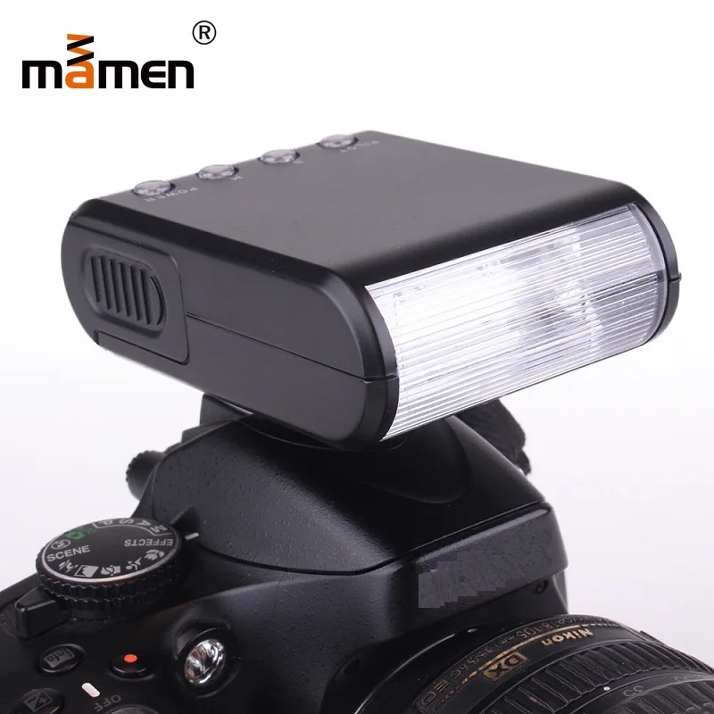 MAMEN Kamera Flash Light Mini Speedlite Studio Speedlight Pre Canon, Nikon, Sony DSLR Flash Prenosný Univerzálny