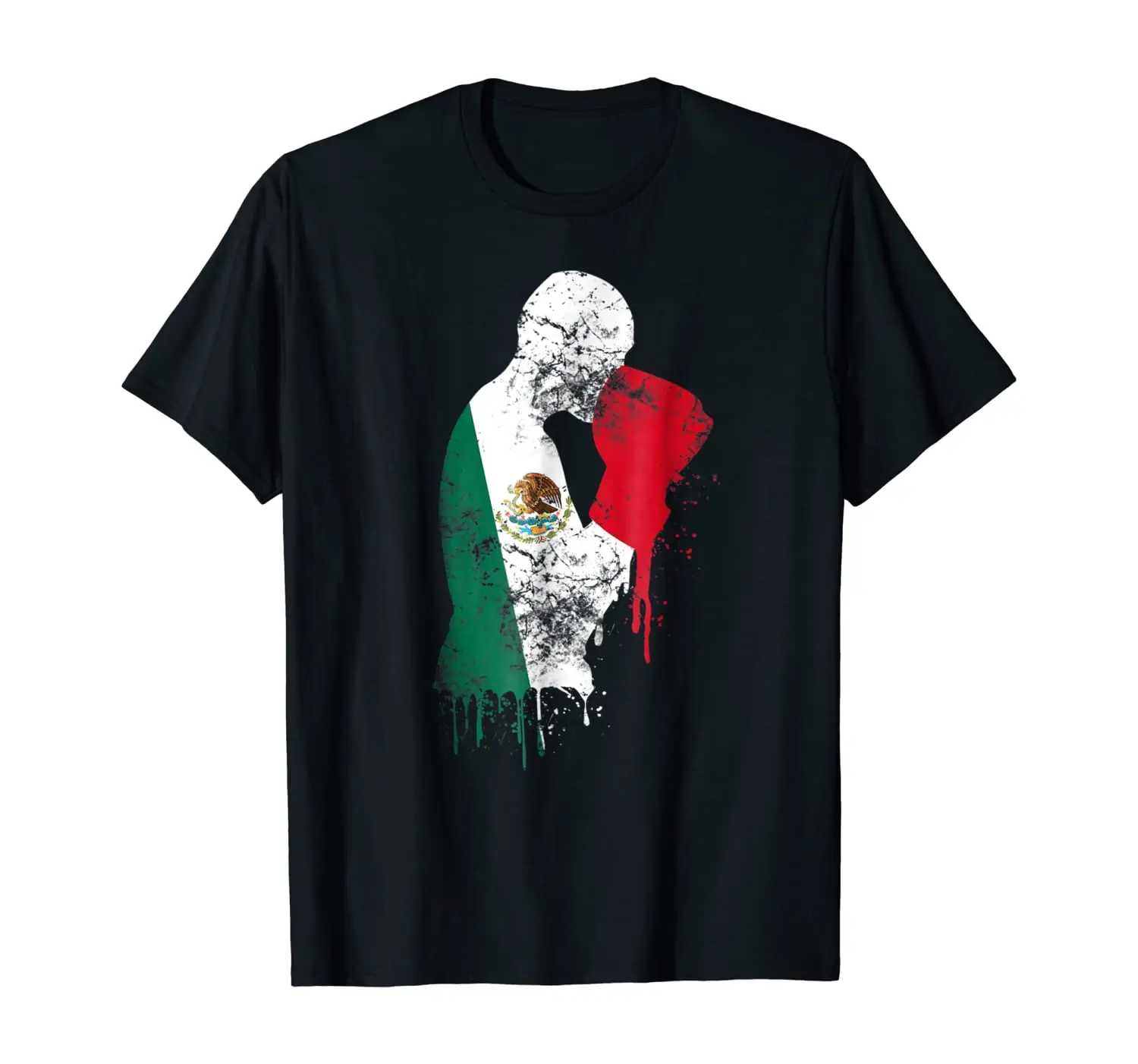 Mexiko Vlajkou Krajiny Farba Mexickej Boxer T-Shirt Lete Bavlna Krátky Rukáv O-Krku Mužov Bežné Tričko Nový S-3XL