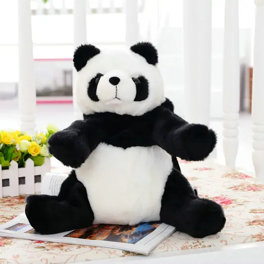 Millffy Roztomilý 1pc 35*22 cm Cartoon Panda Bear Zvierat Plyšový Batoh Bábika Sackpack Ramenní Taška Satchel Chlapec Dievča Hračka Dary