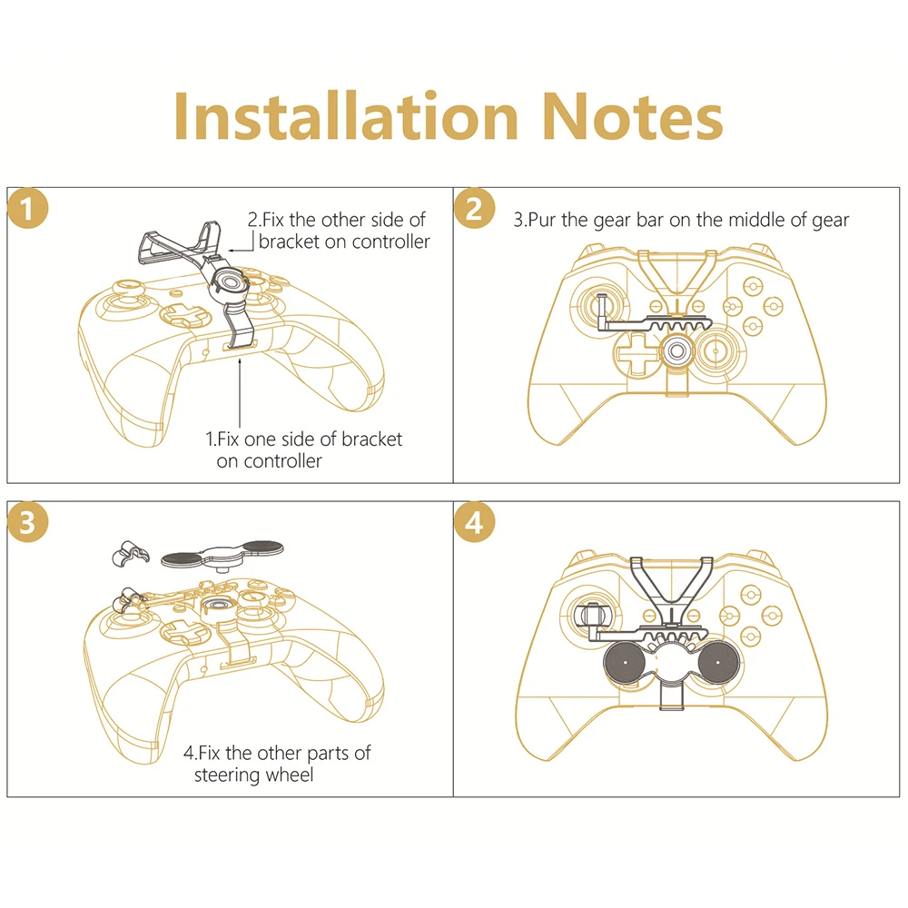 Mini Volant pomáhať rukoväť pre Xbox Jeden , Pridať-na Náhradné Príslušenstvo pre Všetky Xbox Závodná Hra