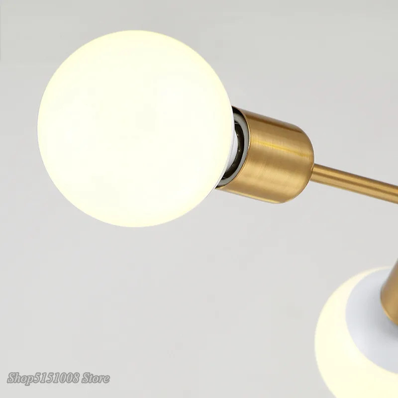 Mordern LED luster Nordic Art design Vetvenia, Závesné lampy, Obývacia izba Jedáleň Gold Black Domova Svietidlo