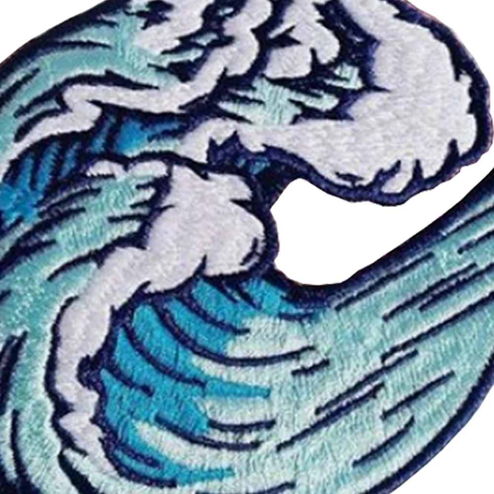 Morské Vlny Surfovať Vyšívané Žehlička na Patche pre Oblečenie, Dekorácie Odev, Odznaky, Tričká Batoh Nášivka Deti Dievča Príslušenstvo