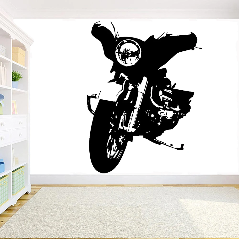 Motocykel Samolepky na Stenu Motocyklisti motorových Stenu Odtlačkový Domova Škôlky Spálne Dekorácie Vinylové fólie Wall Art Decor Plagát X103