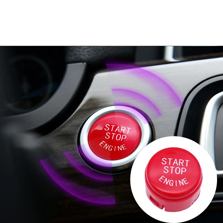 Motor auta Štart Stop vypínač Tlačidlo Nahradiť Kryt Príslušenstvo Kľúč, Výzdoba Pre BMW F10 F18 F02