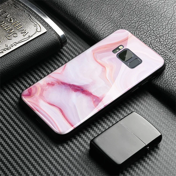 Mramor jade vzor Tvorivosti Lesklý hladký mäkký silikón sklo Telefón puzdro pre Samsung Galaxy S8 S9 S10e s rezacím zariadením S10 Poznámka 8 9 10 Plus